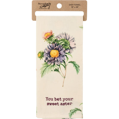 You Bet Your Sweet Aster Kitchen Towel