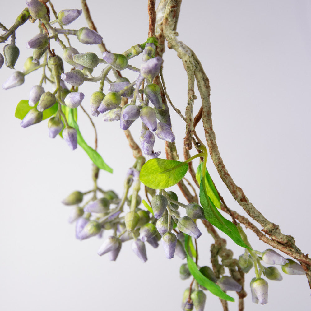 🔥 Purple Seeded Berry Vine 62" Faux Floral Garland