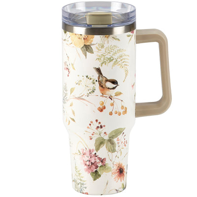 Chickadees 40 oz Insulated Travel Mug