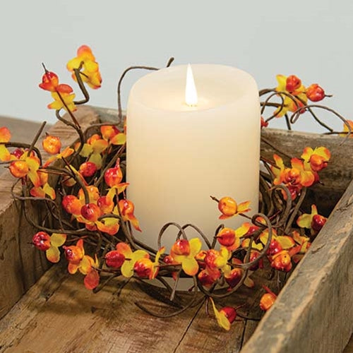 Bittersweet Berry 8" Faux Botanical Ring