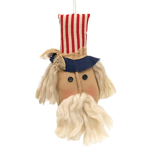 Uncle Sam Head Fabric Hanging