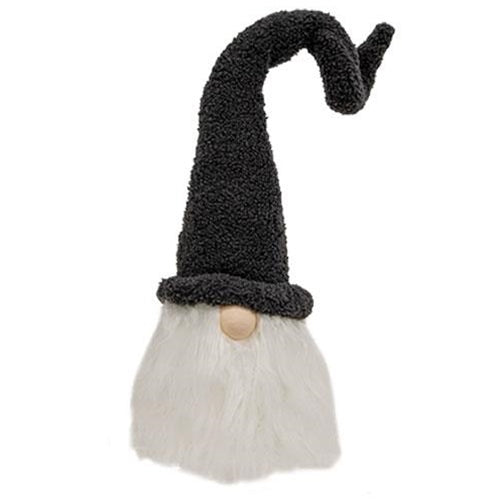 Santa Gnome with Gray Hat 19.5" Fabric Figure