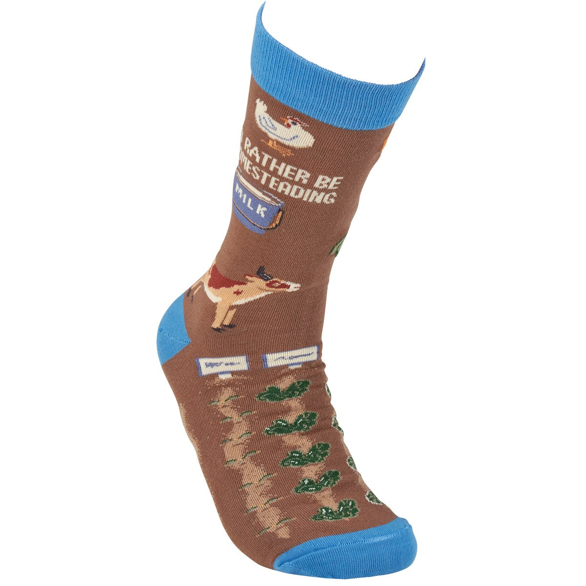 Rather Be Homesteading Fun Novelty Socks