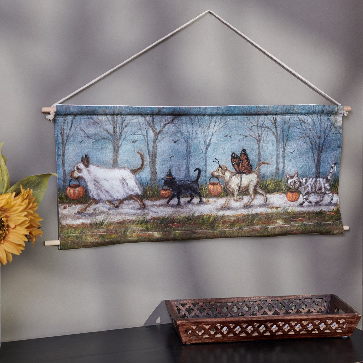 Spooky Pet Parade Halloween Wall Decor