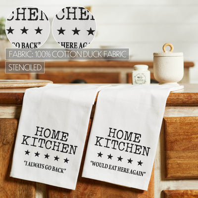 Home Kitchen 5 Star Review Tea Towel Set of 2