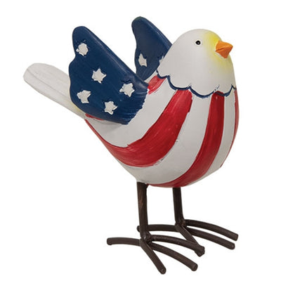 Set of 3 Americana Bird Resin Figures