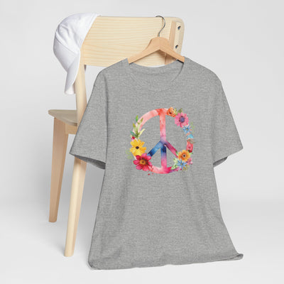 Wildflower Peace Sign Cozy T-Shirt