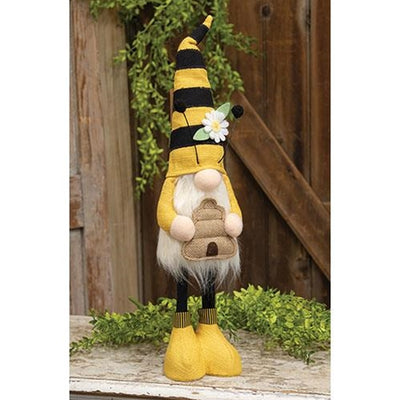 Honey Bee Hive Standing Gnome 22" H