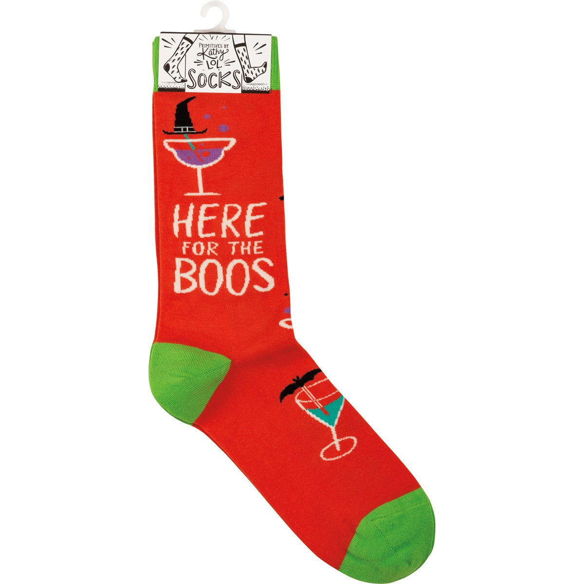 Here For The Boos Fun Halloween Novelty Socks