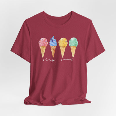 🔥 Ice Cream Stay Cool Cozy T-Shirt