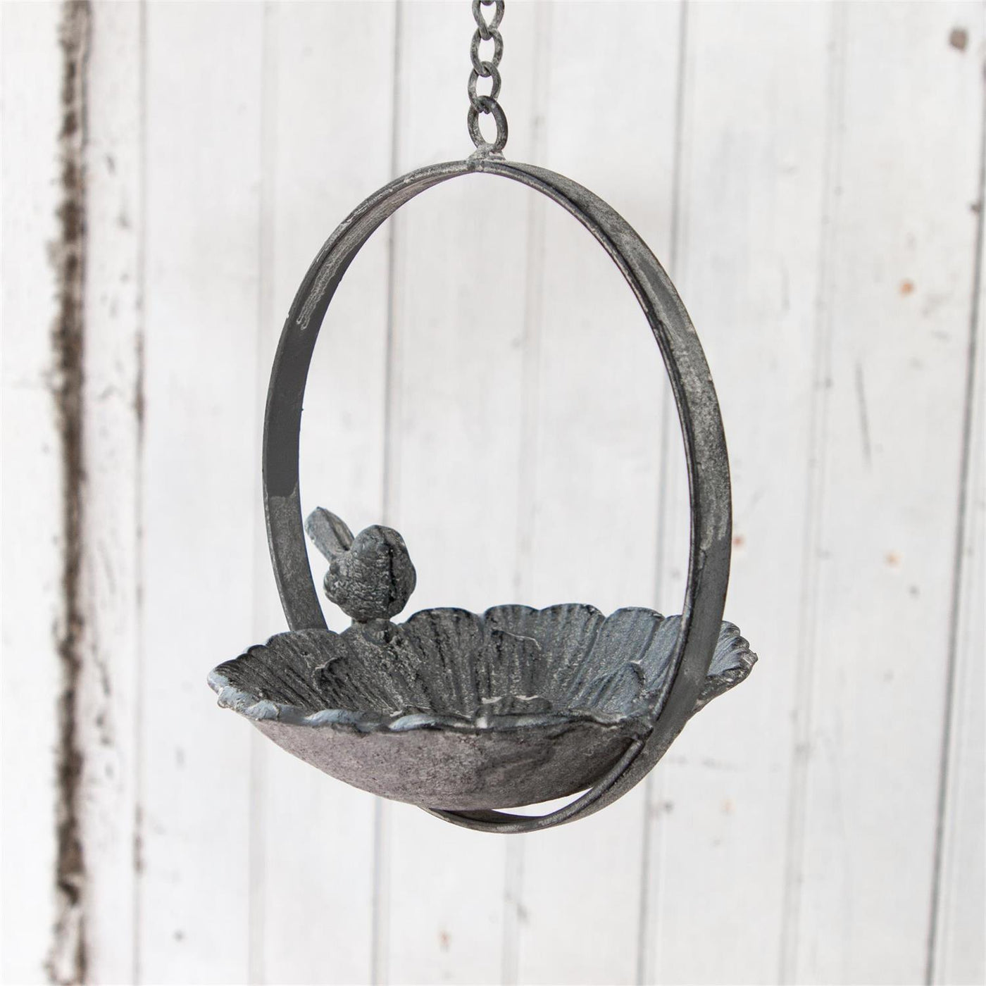 Rustic Two-Tiered Hanging Bird Feeder