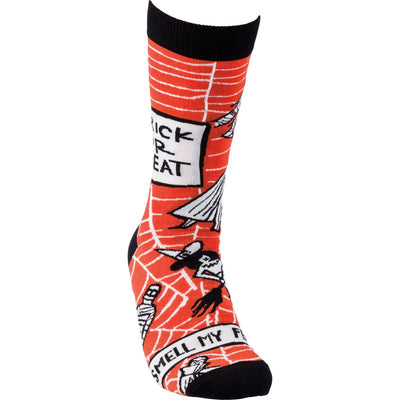 Trick Or Treat Smell My Feet Socks