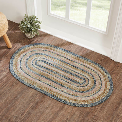 Kaila Jute 48" Oval Rug w/ Pad
