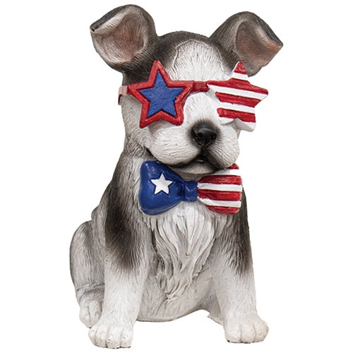 💙 Americana Dog Resin Figure