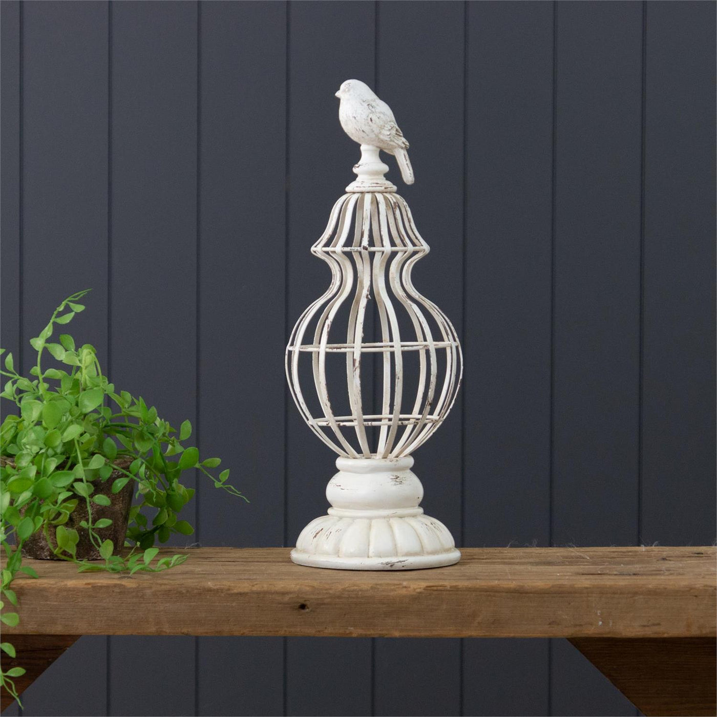 Bird Finial Bird Cage Decorative Rustic Decor