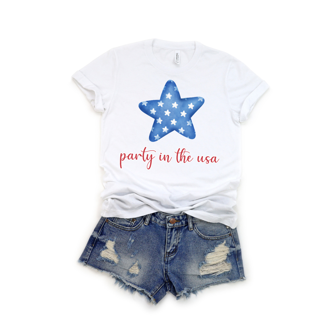 💙 Party in the USA 4th of July T-Shirt