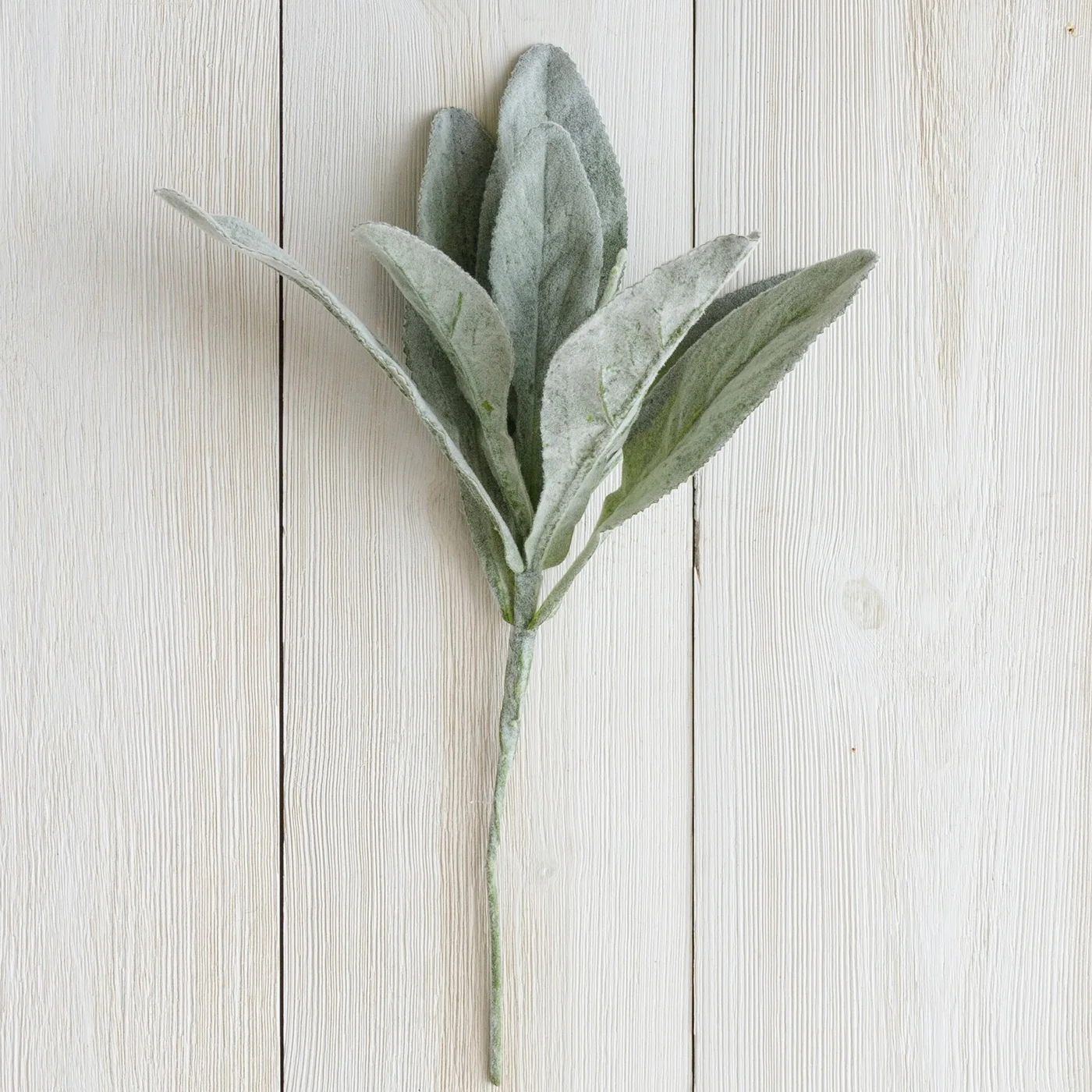 Lambs Ear 15" Faux Foliage Pick