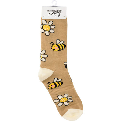 Bee You Novelty Socks and Box Sign Gift Set