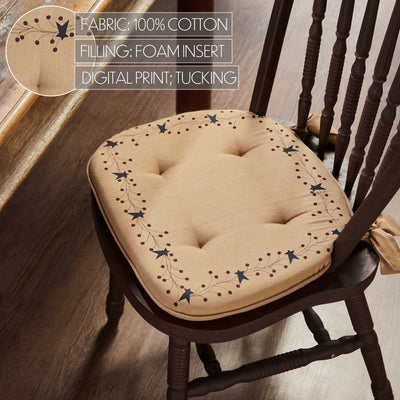 Pip Vinestar Chair Pad 16.5" x 18"