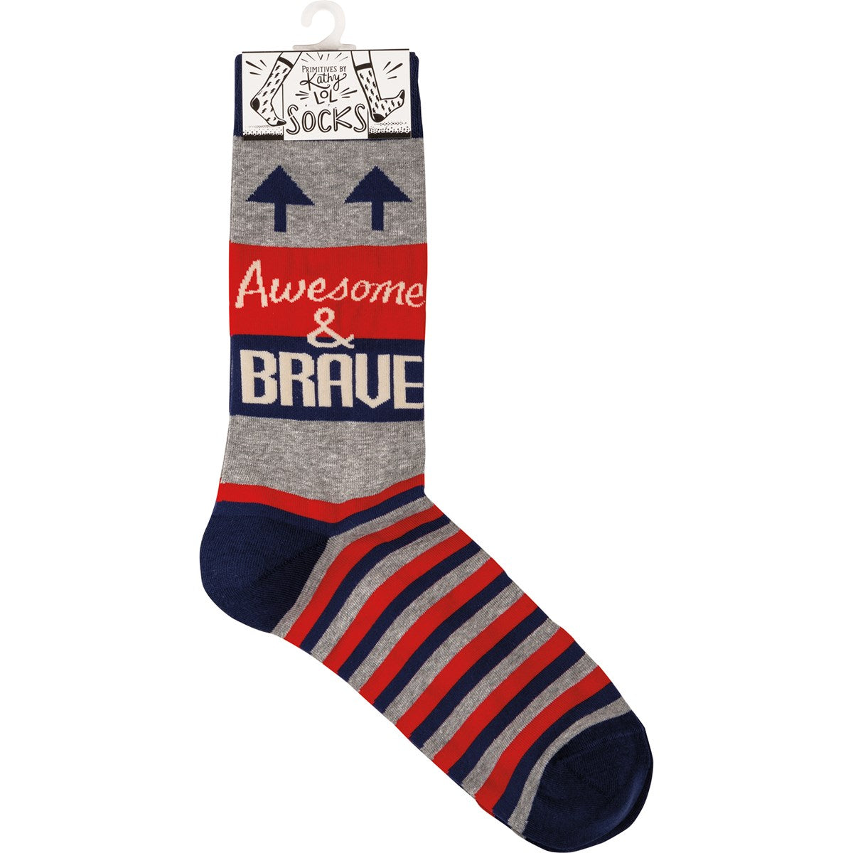 Awesome & Brave Fun Novelty Socks