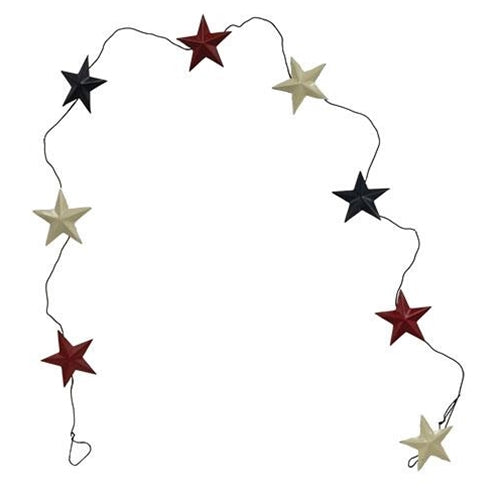 Americana Star on Wire 60" Garland