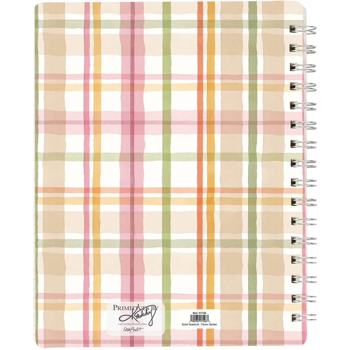 Flower Garden Spiral Notebook Journal