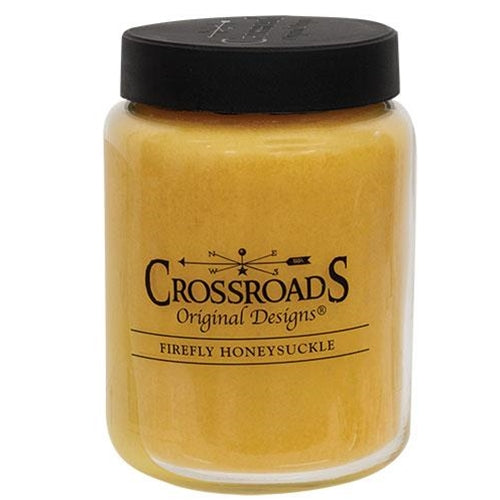 Firefly Honeysuckle 26 oz Jar Candle Crossroads