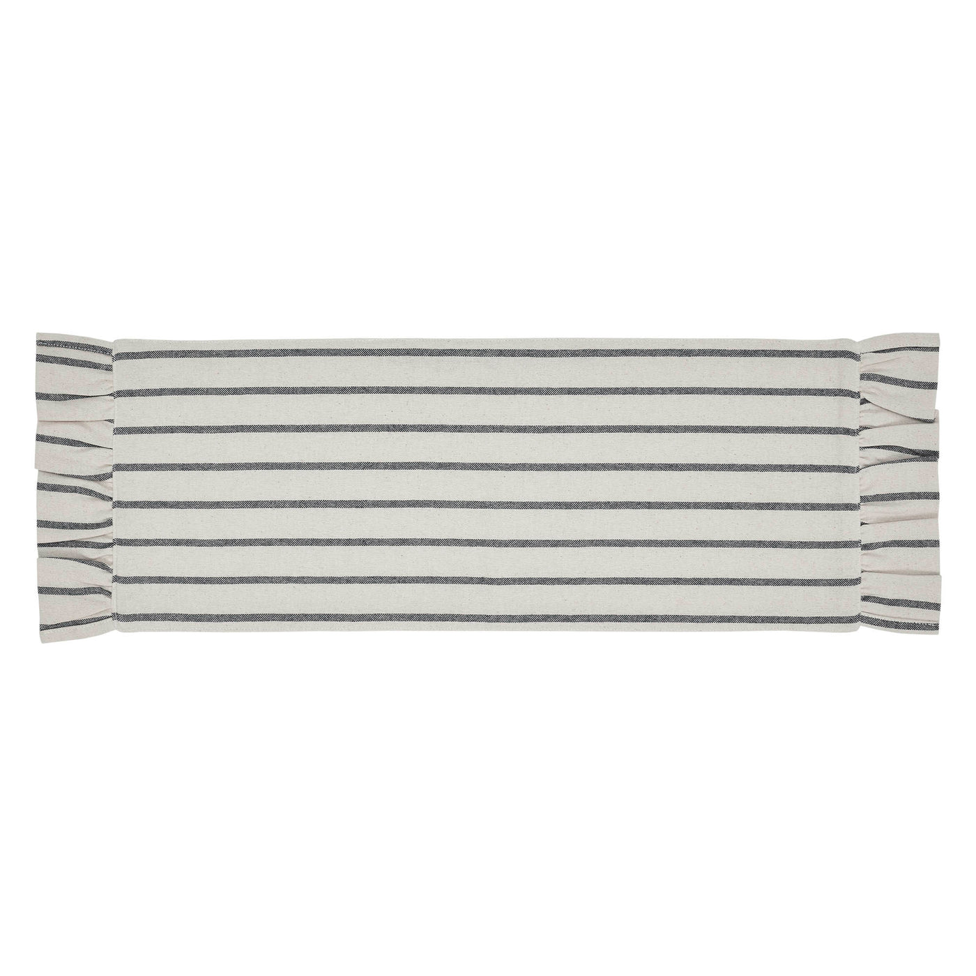 Kaila Ticking Stripe Ruffled 36" Table Runner