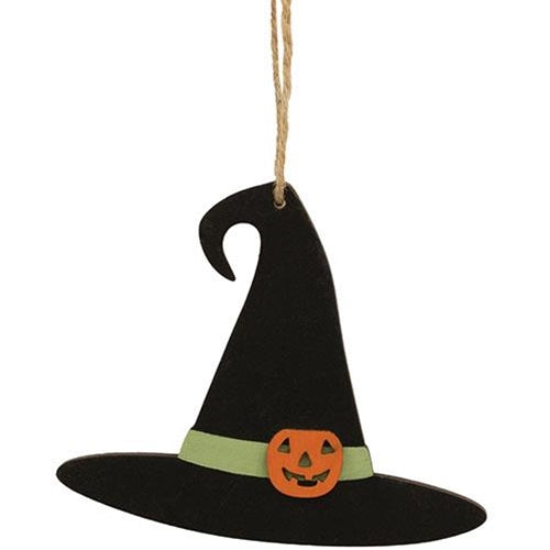 Jack O Lantern Witch Hat Ornament