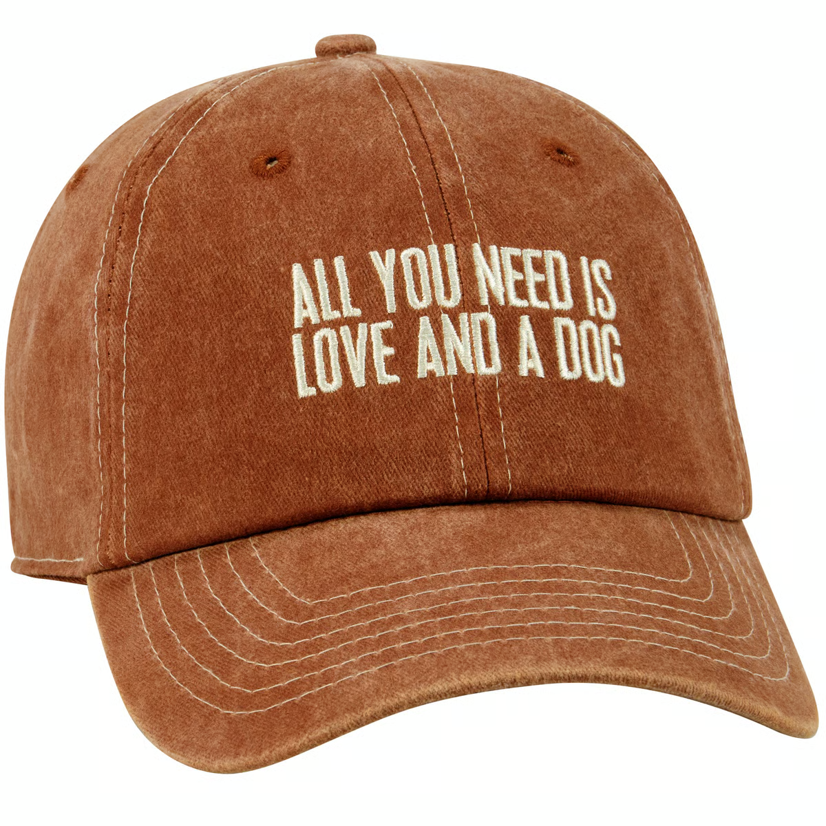 All You Need Is Love And A Dog Baseball Cap