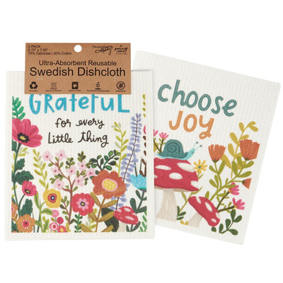 💙 Choose Joy Swedish Dishcloth Set of 2