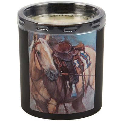 Palomino Horse 8 oz Jar Candle Sandalwood Scent