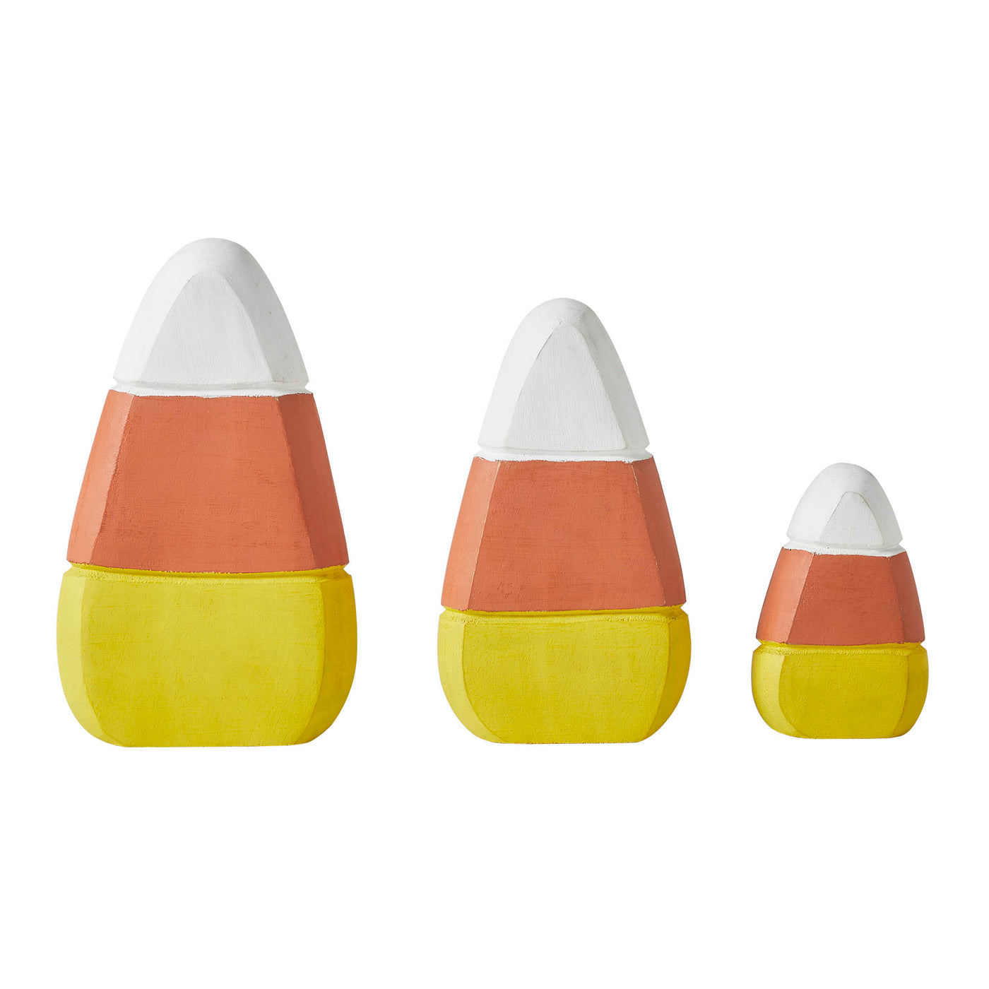 Candy Corn Wood Decor Set of 3