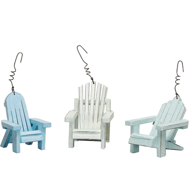 DAY 2 ☀️ 14 SUNNY BEACH DAYS 🐚 Set of 3 Beach Chair Ornament Set