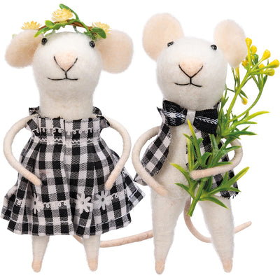 Sam And Sue Felt Mice Critter Set