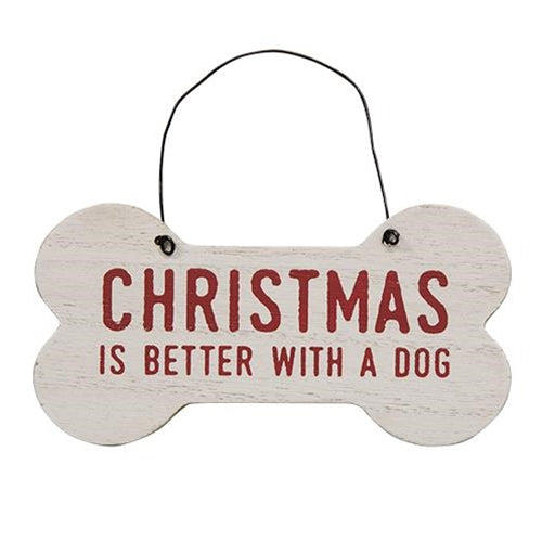 DAY 2 ✨ 25 Days of Ornaments ✨ Set of 3 Dog Christmas Wishes Bone Shaped Ornaments