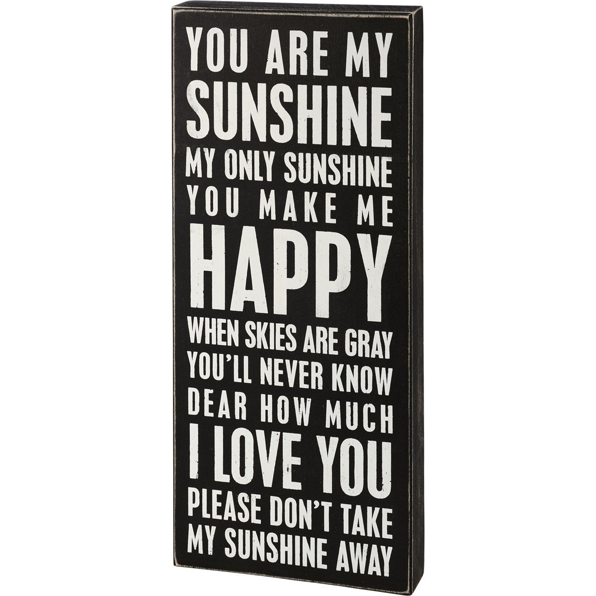 You Are My Sunshine 20" Box Sign