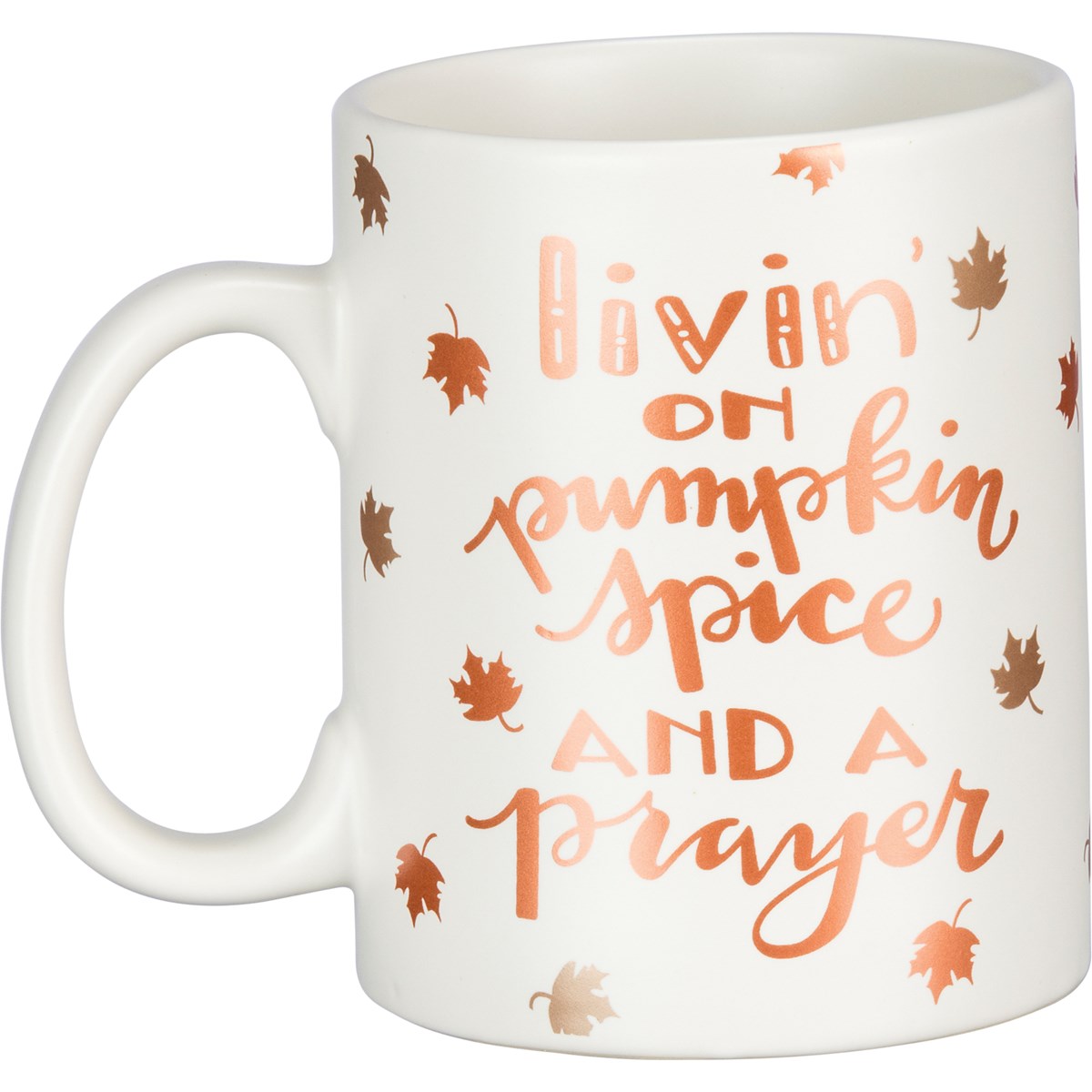 💙 Livin' On Pumpkin Spice And A Prayer Mug