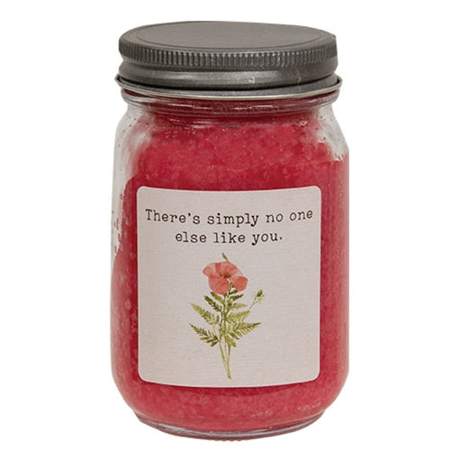 DAY 14🌼🍉 14 SCENTFUL DAYS There's Simply No One Else Like You Strawberry Lemonade Pint Jar Candle