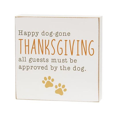 Set of 3 Friendsgiving Small 4" Square Block Signs