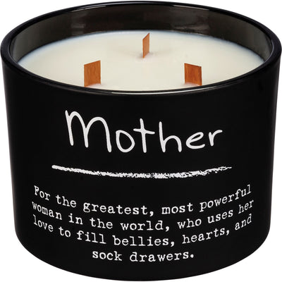 Mother Wood Wick Jar Candle Lavender Scent 14 oz