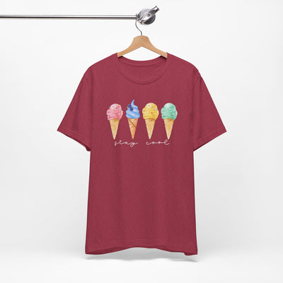 🔥 Ice Cream Stay Cool Cozy T-Shirt