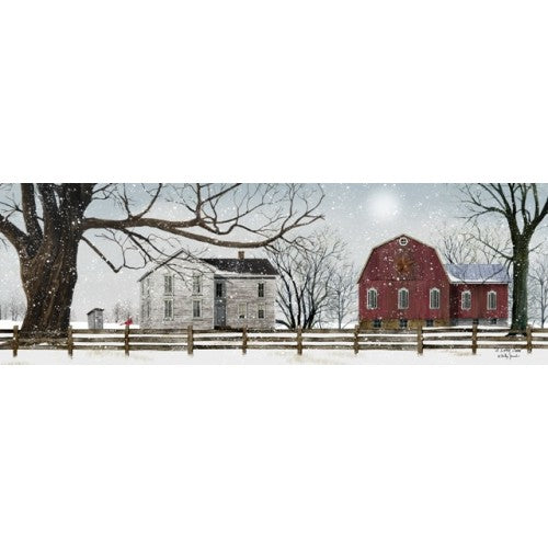 💙 Billy Jacobs A Little Snow 6" x 18" Canvas Print