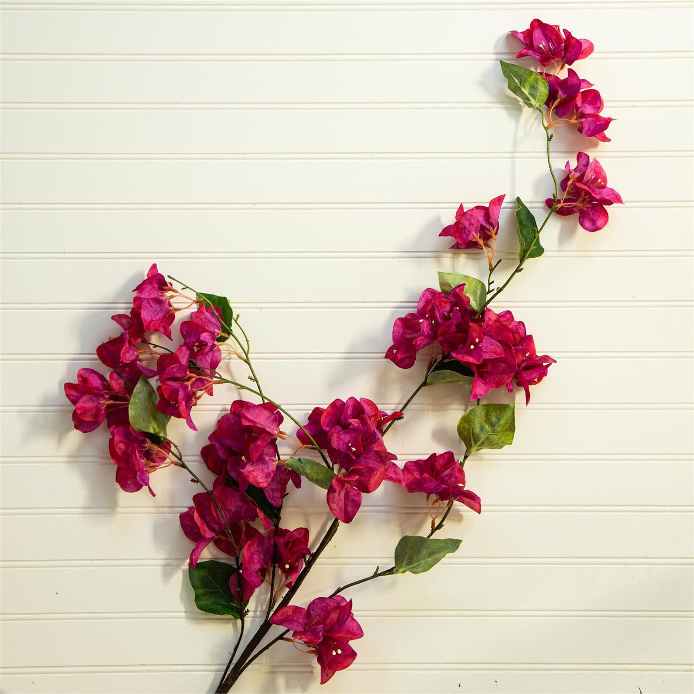 Pink Cascading Bougainvillea 46" Faux Floral Spray