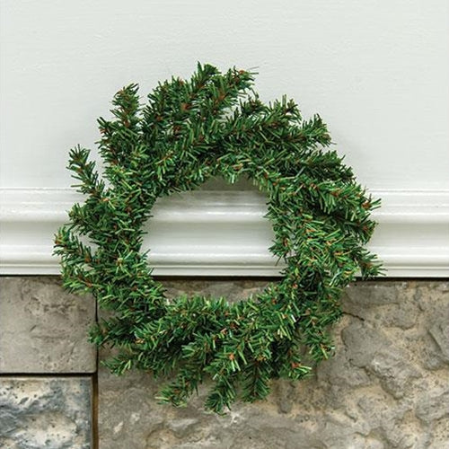 Mini Pine 6" Faux Evergreen Ring