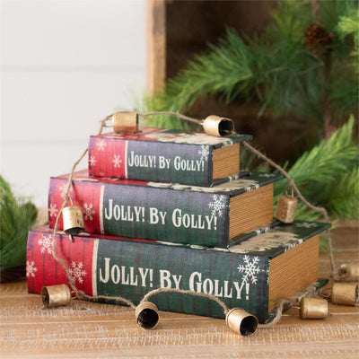 Set of 3 Santa Nested Book Boxes