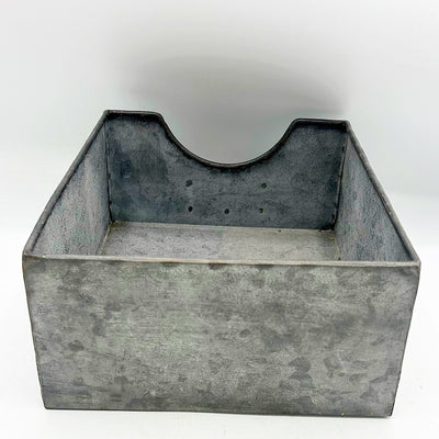 Distressed Metal Industrial-Style Tray