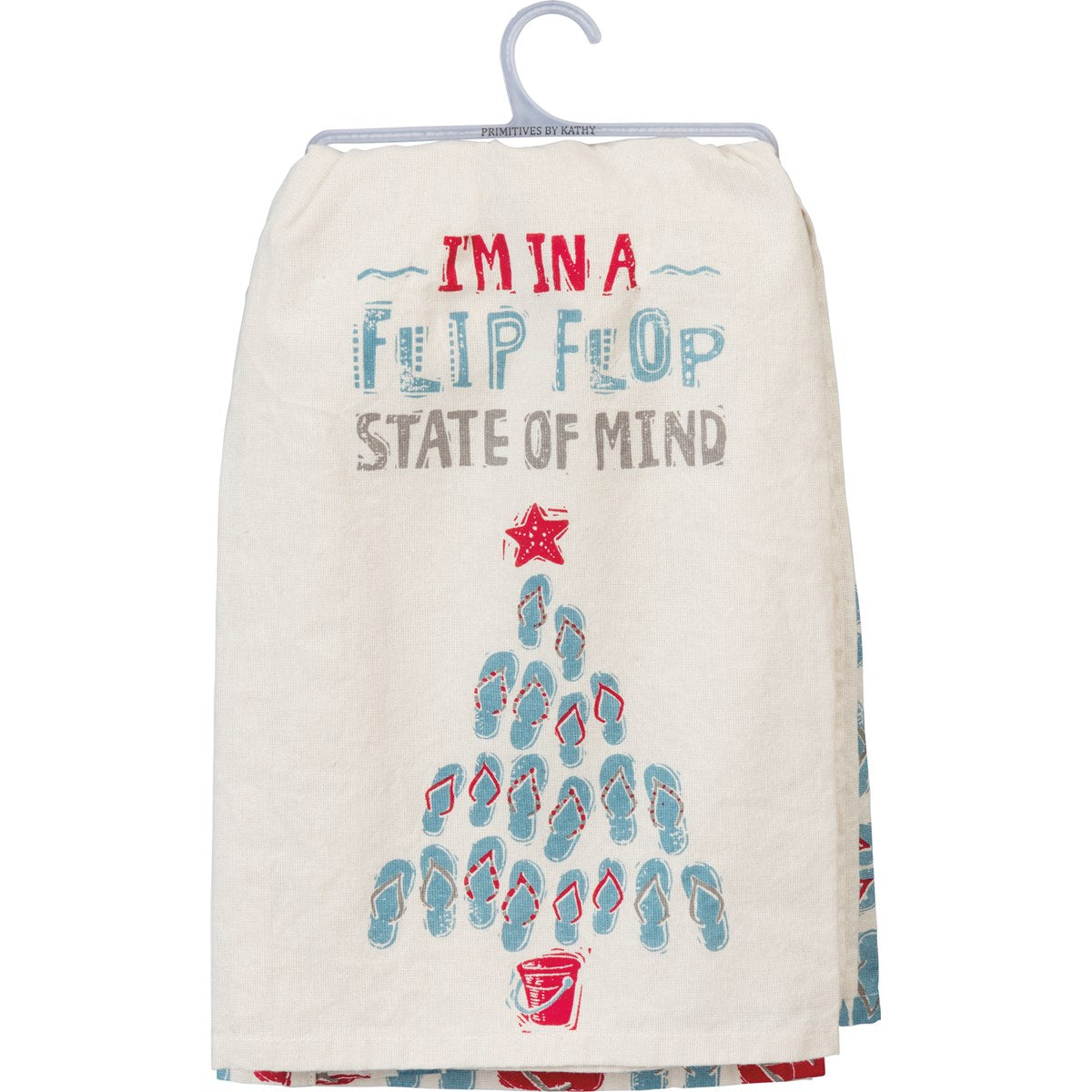💙 In A Flip Flop State Of Mind Christmas Tree Kitchen Towel Set