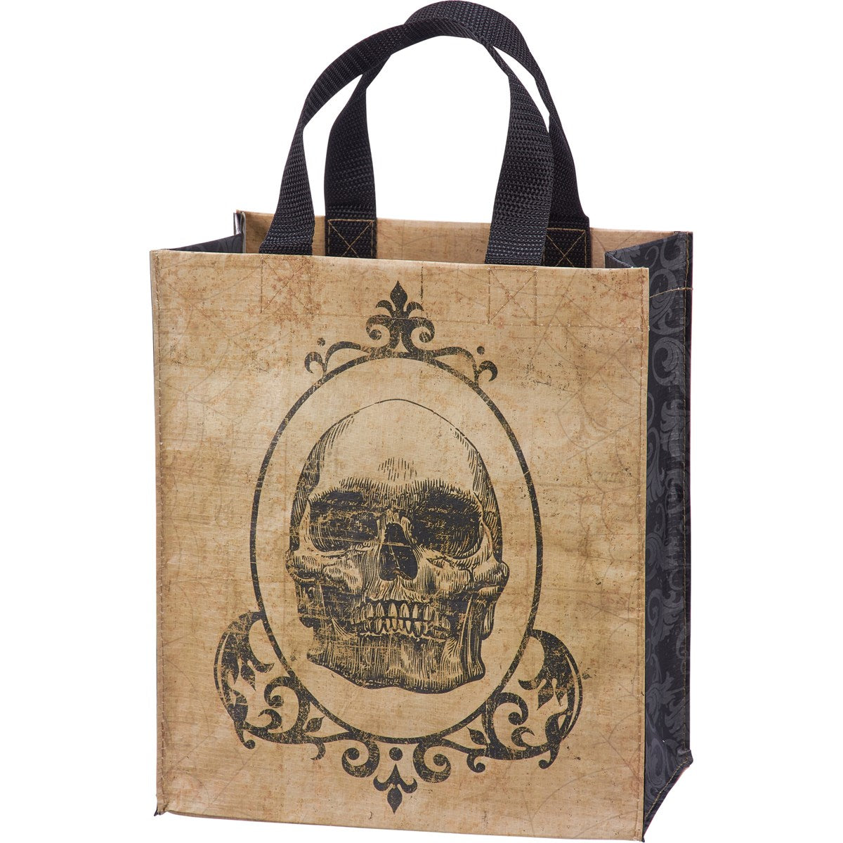 Surprise Me Sale 🤭 Gothic Skull Halloween Reusable Market Tote Gift Bag
