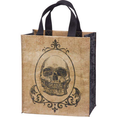 Surprise Me Sale 🤭 Gothic Skull Halloween Reusable Market Tote Gift Bag
